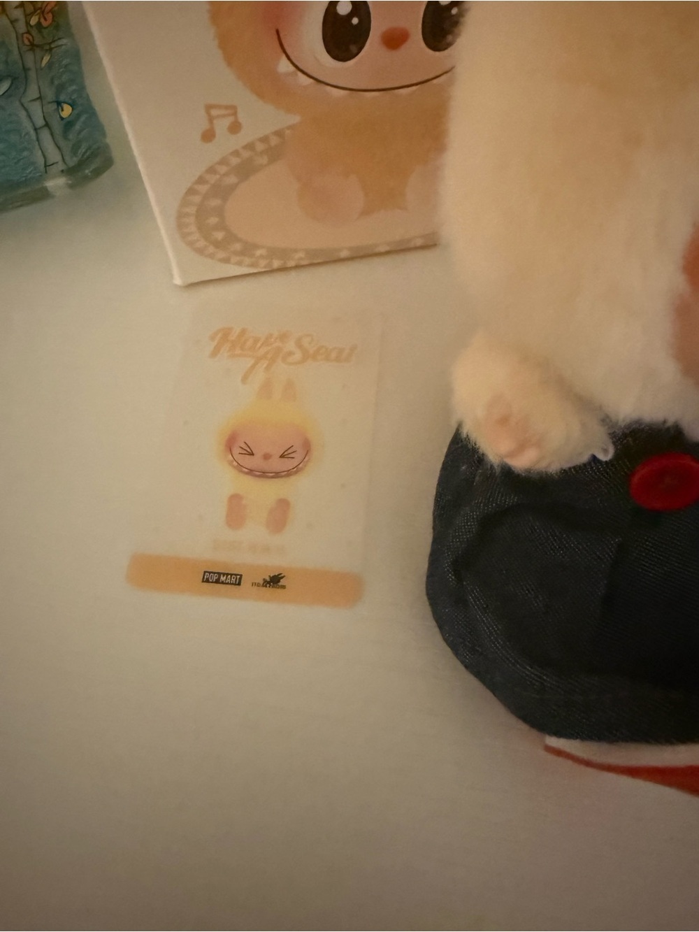 Labubu Have a Seat Pop Mart + Custom Denim Outfit - Picture 13 of 16